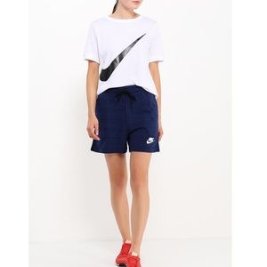 women's french terry shorts nike